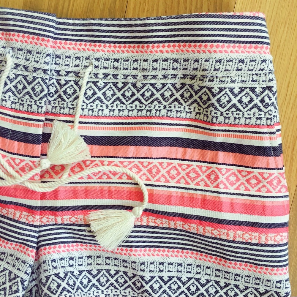 LOFT Striped Drawstring Riviera Shorts - Picture 4 of 4